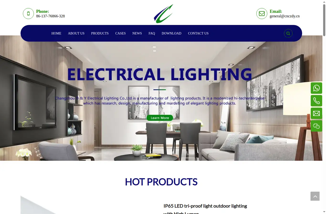 cnczdy.com homepage screenshot