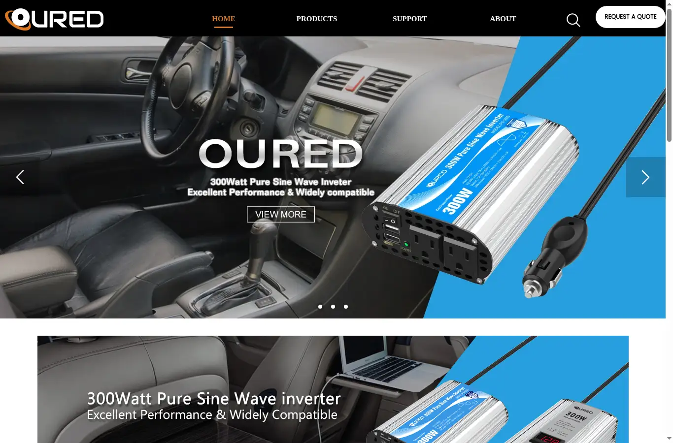 66oured.com homepage screenshot