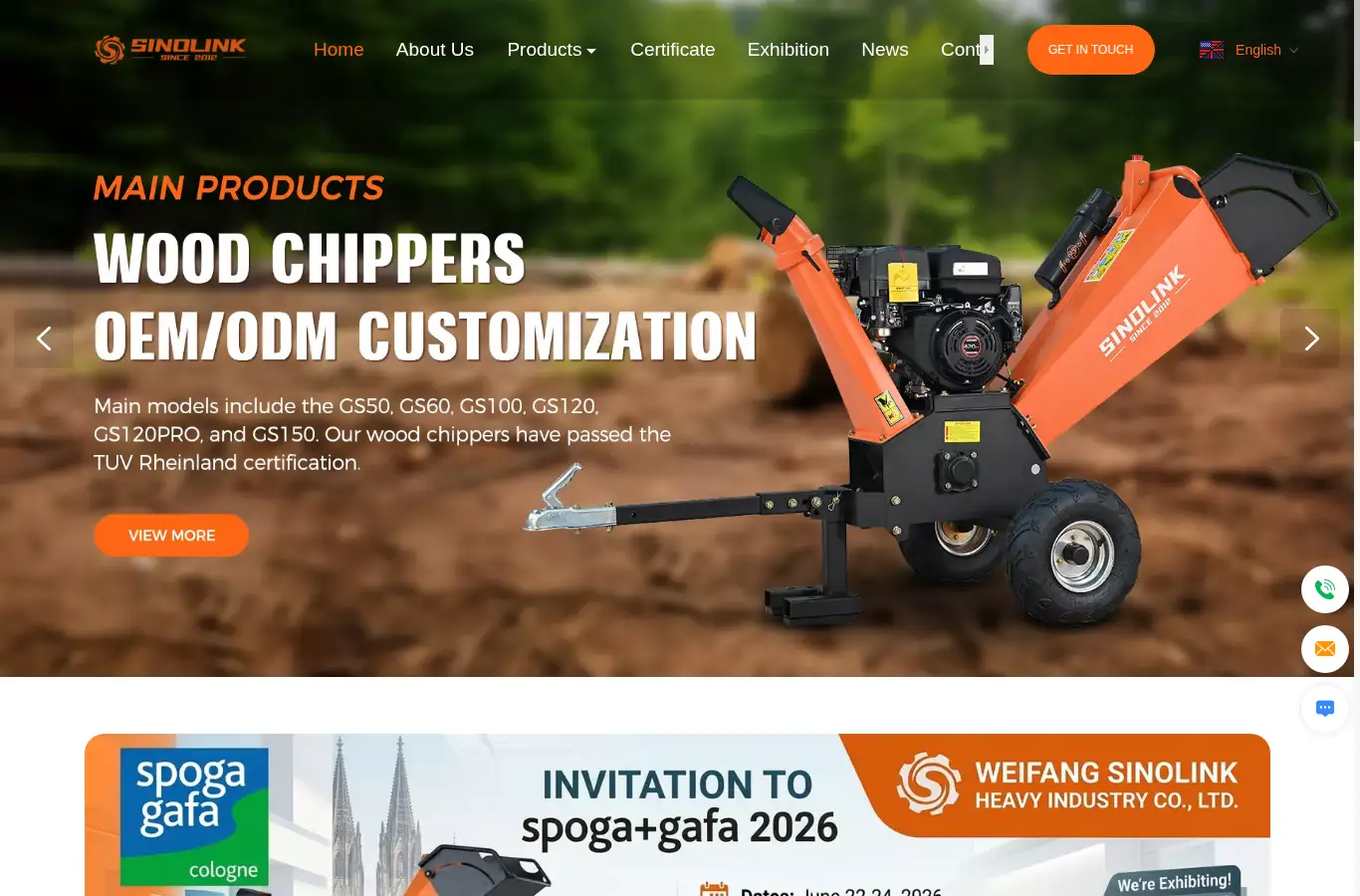 sinolink.ltd homepage screenshot