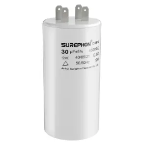 Surephon Capacitor CBB60 30uf 450VAC 50/60Hz