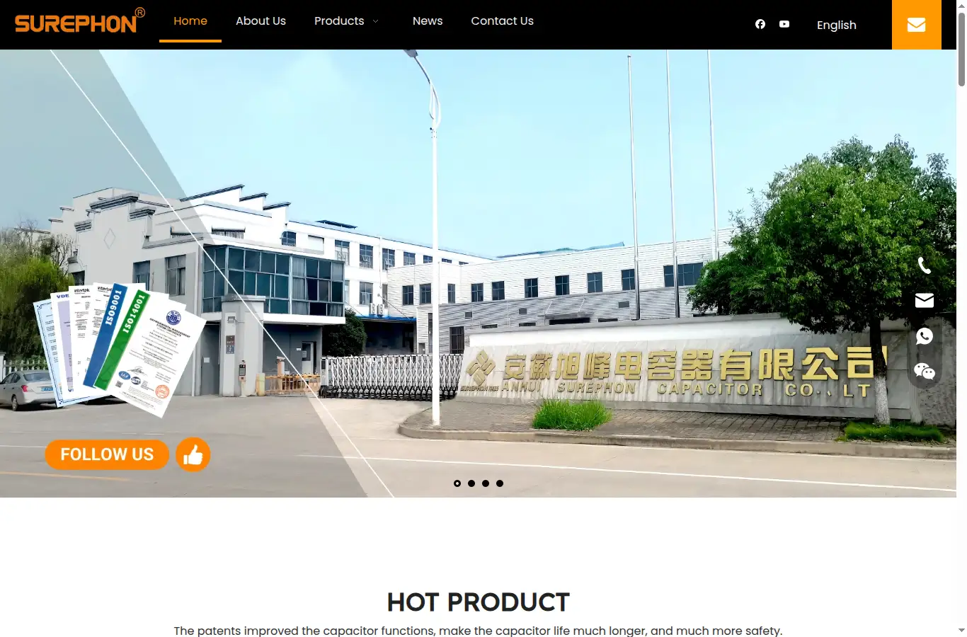 surephon.com homepage screenshot