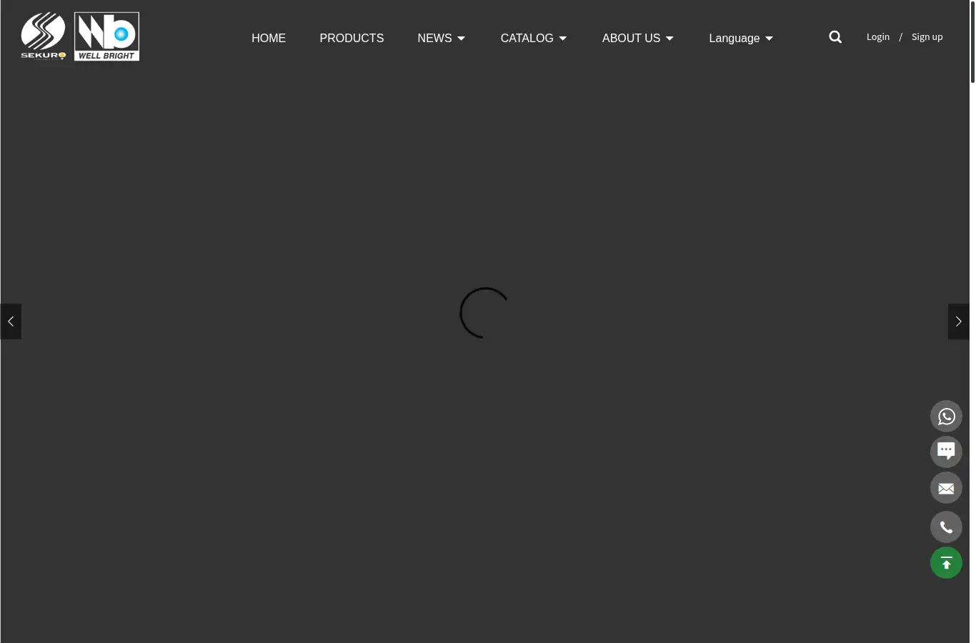 sekuro-ele.com homepage screenshot
