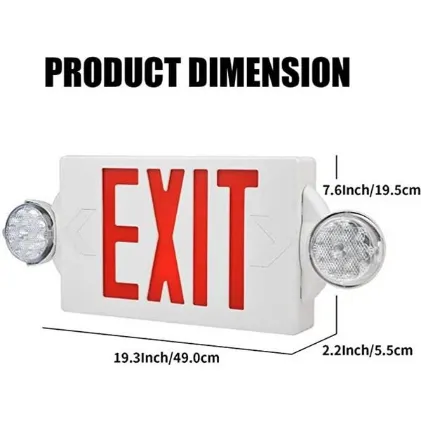 Red Letter Emergency Lights