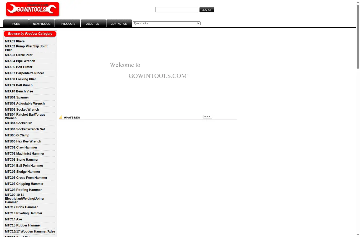 gowintools.com homepage screenshot