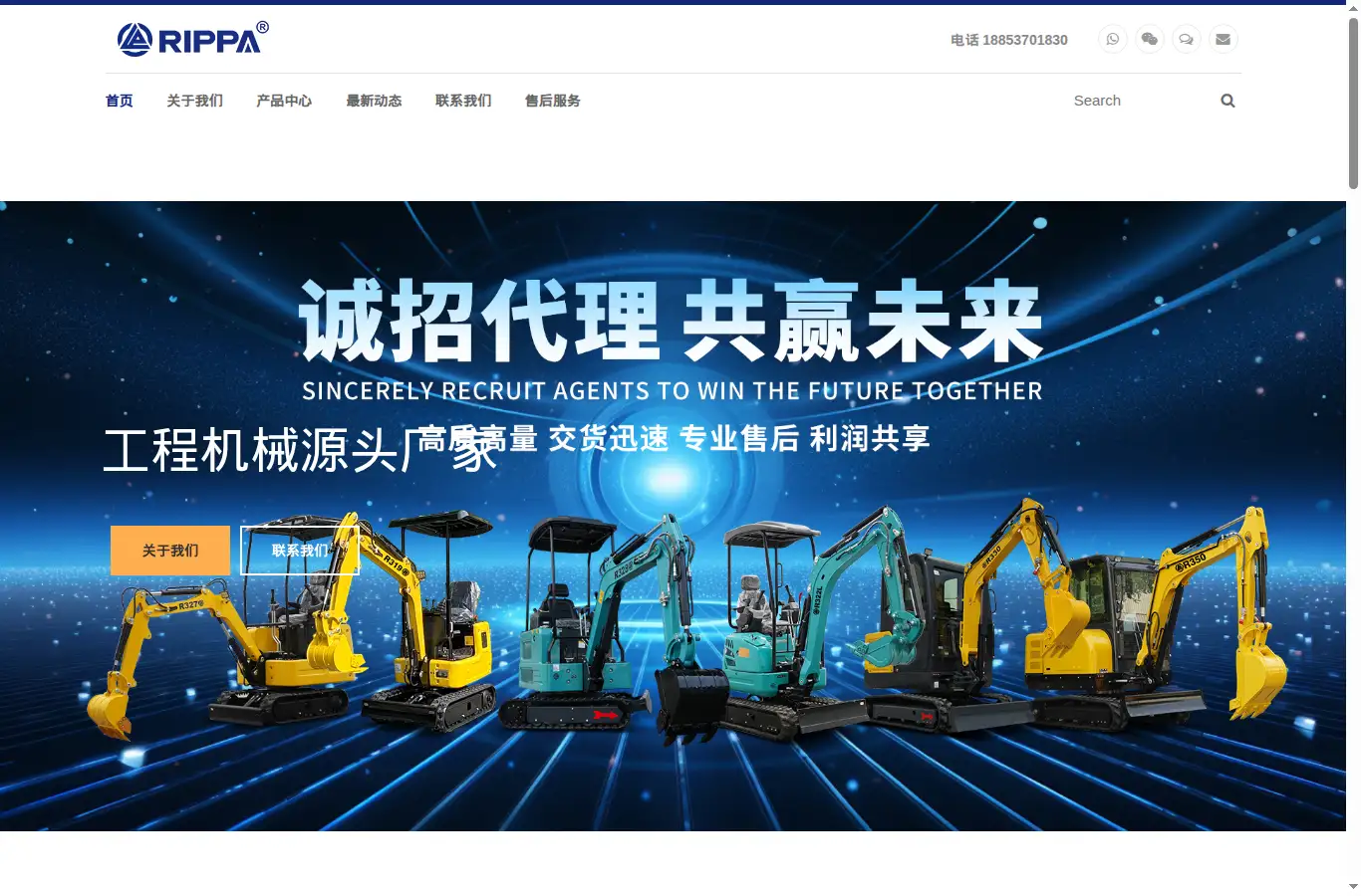 rippa.cn homepage screenshot