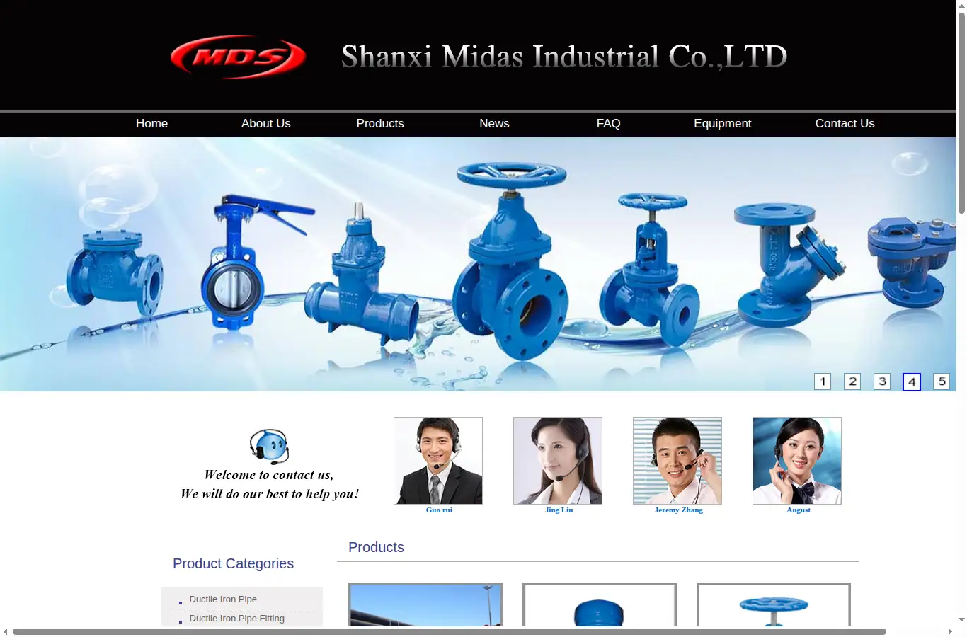 sxmidas.com homepage screenshot