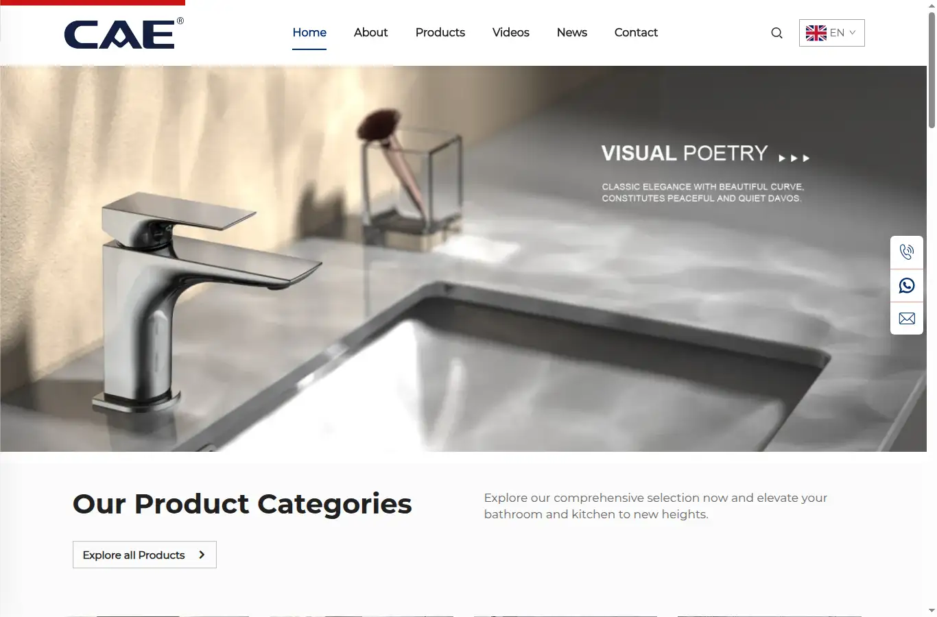china-cae.com homepage screenshot