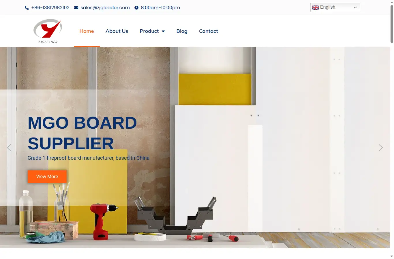 zjgleader.com homepage screenshot