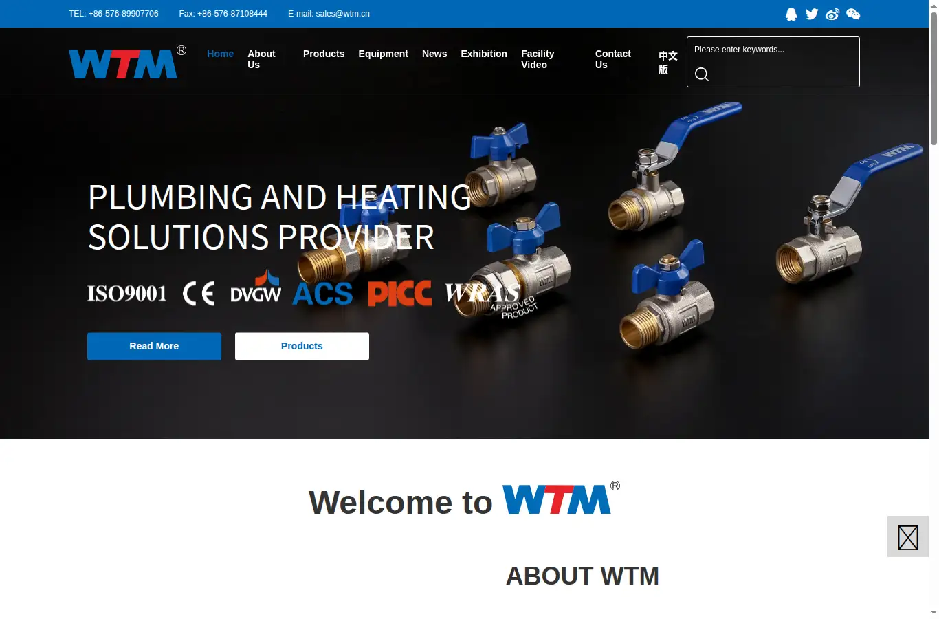wtm.cn homepage screenshot