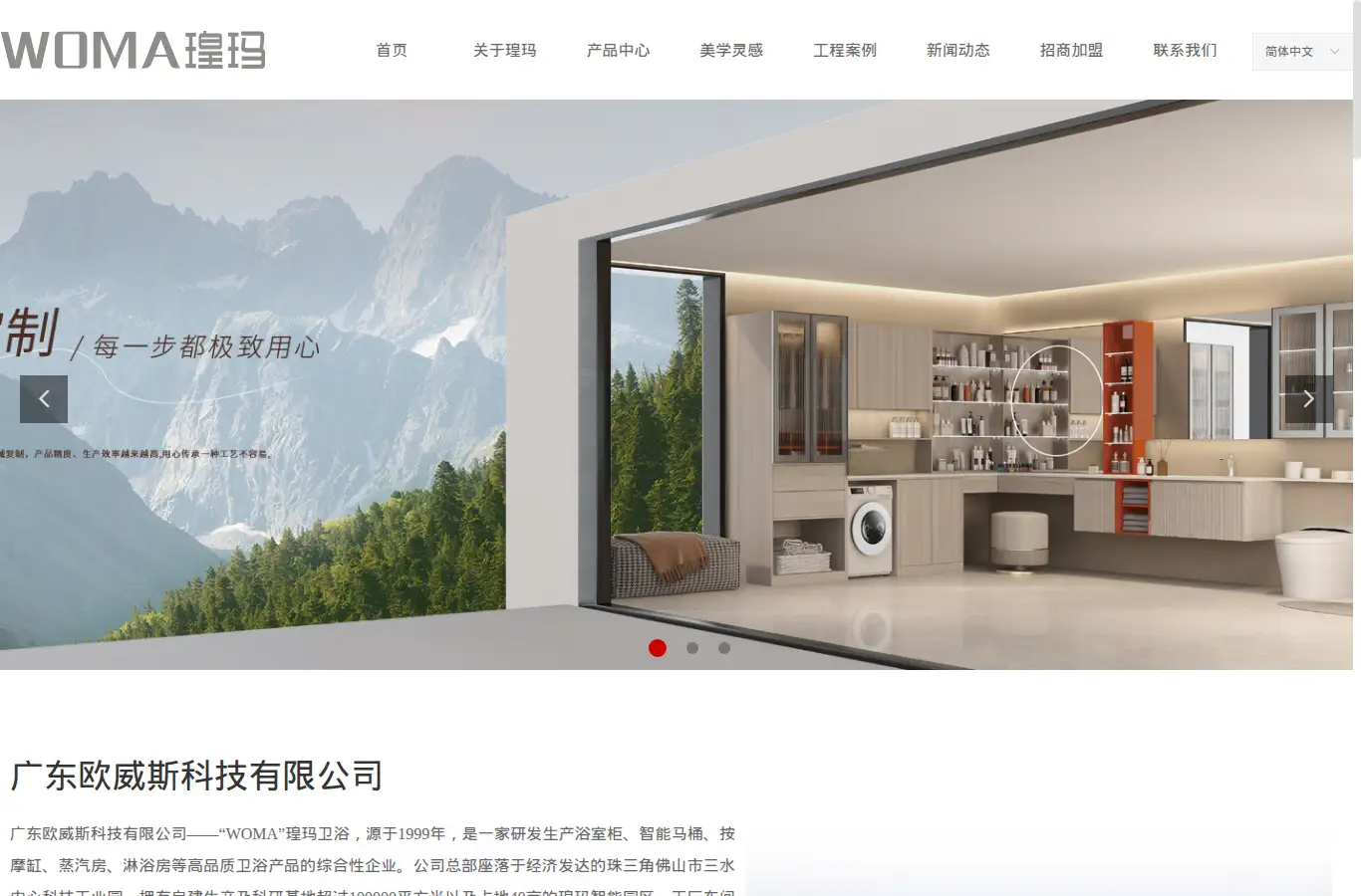 woma.com.cn homepage screenshot