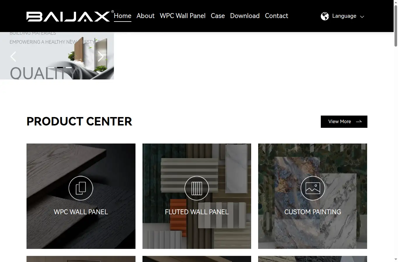 baijiaxiang.net homepage screenshot
