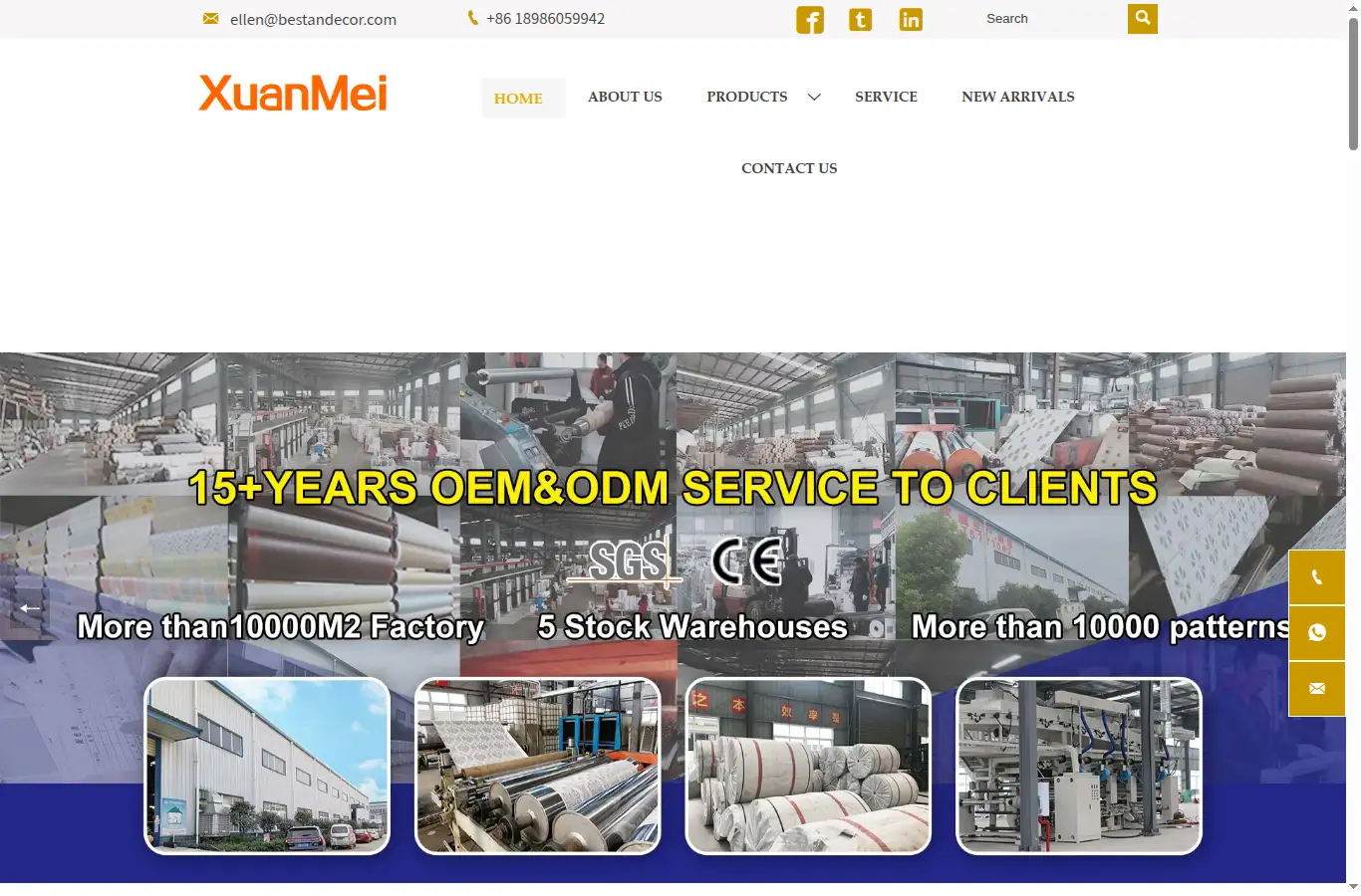 bestandecor.com homepage screenshot