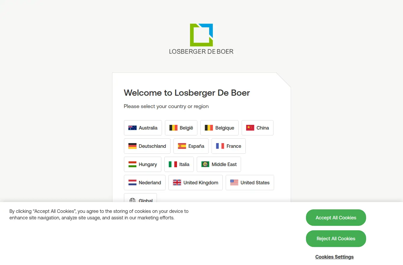 losbergerdeboer.com homepage screenshot