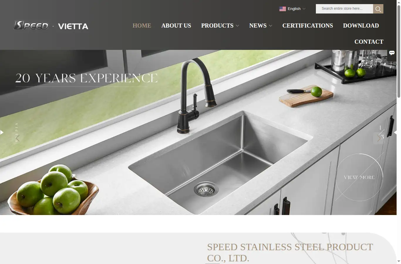speedsink.com homepage screenshot