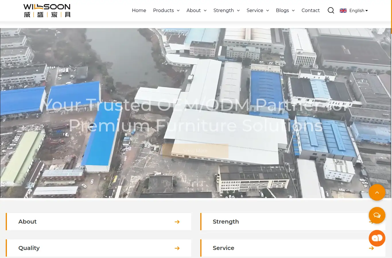 willsoonfurniture.com homepage screenshot