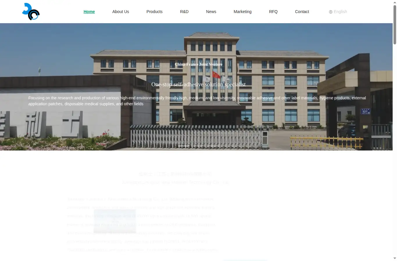jialesh.com homepage screenshot