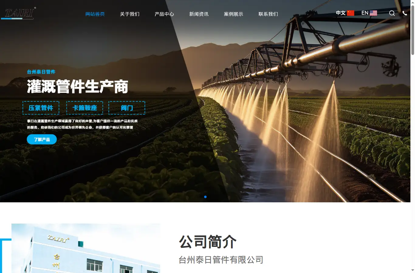 chinatairi.com homepage screenshot