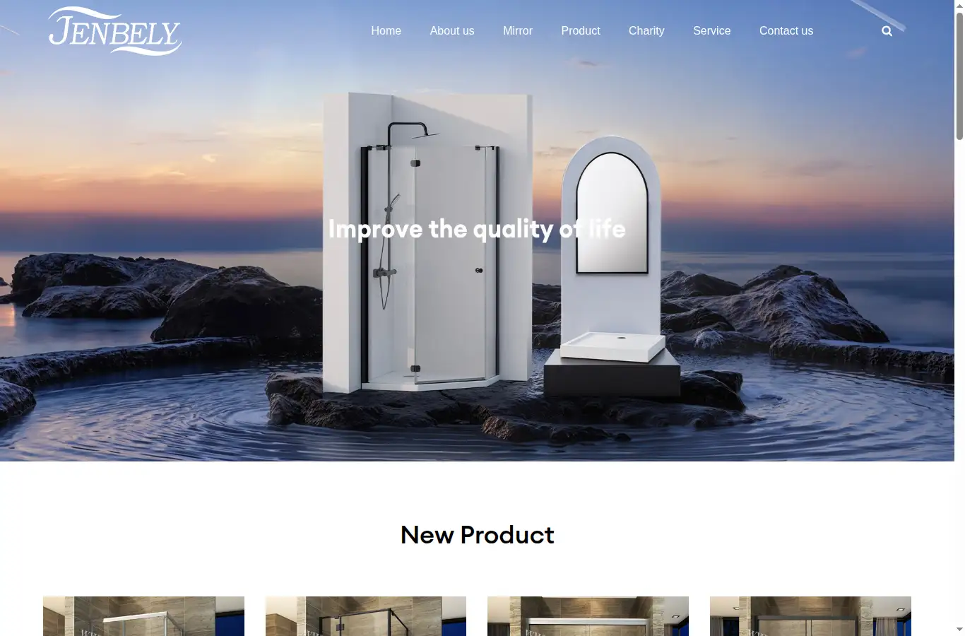 jenbelyshower.com homepage screenshot