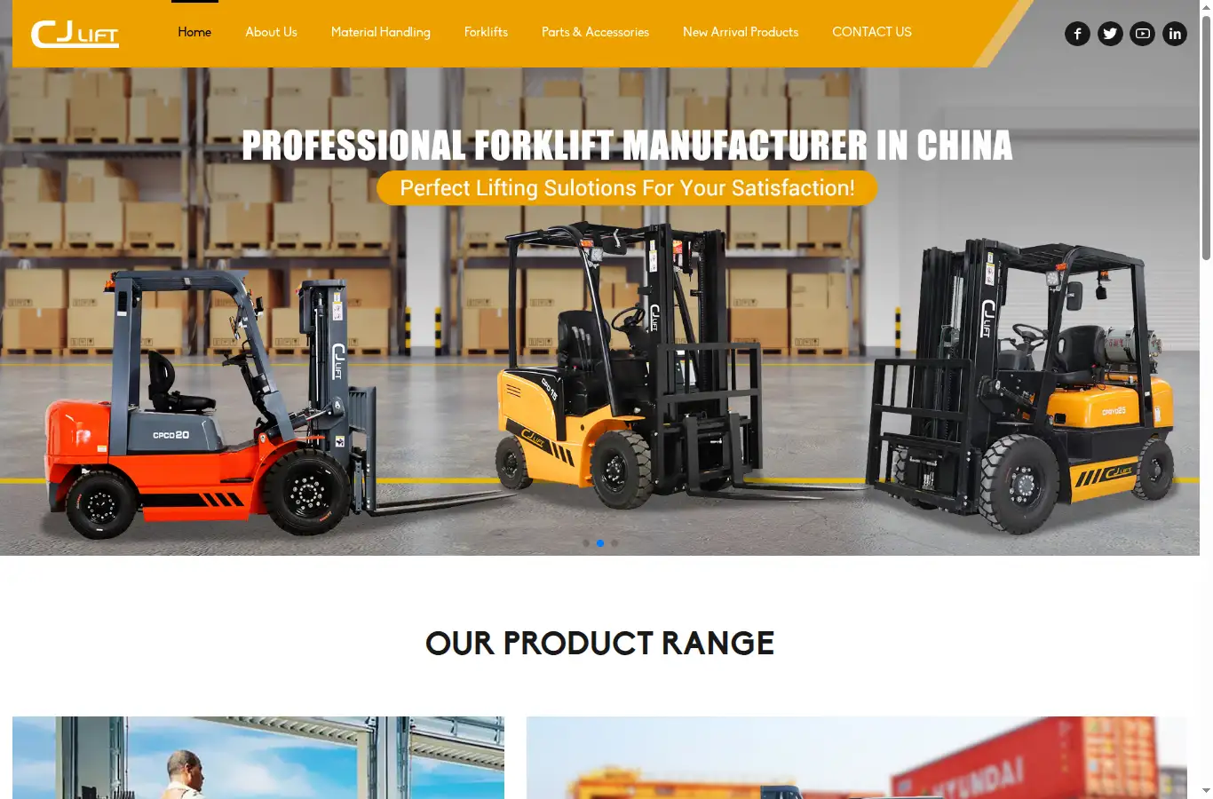 cjlift.com homepage screenshot