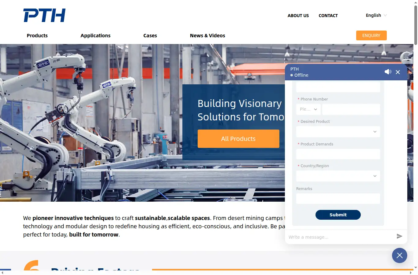 pthhouse.com homepage screenshot