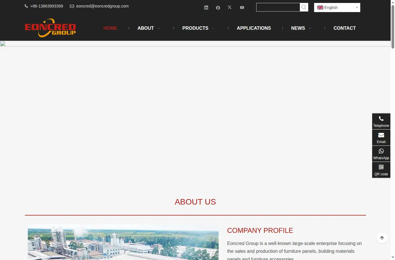 eoncredgroup.com homepage screenshot