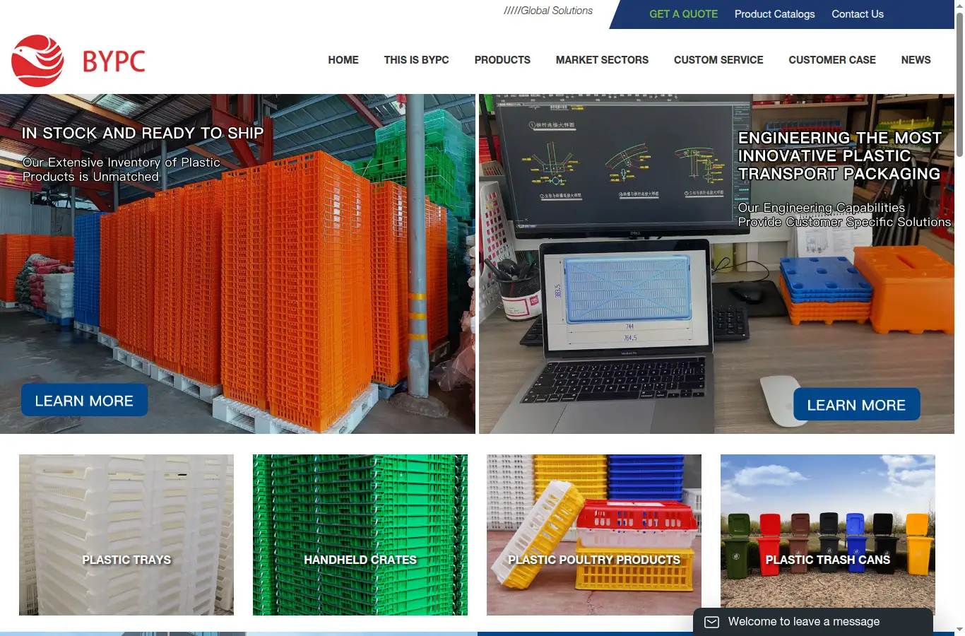 bycxplastic.com homepage screenshot